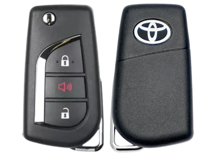 2020-2022 TOYOTA C-HR FLIP KEY MOZB3F2F2L 2+1 PN: 89070-10082